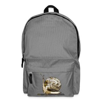 snail - Backpack - elephant grey - Front