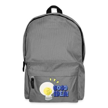 Good Idea Light Bulb Comic - Backpack - elephant grey - Front
