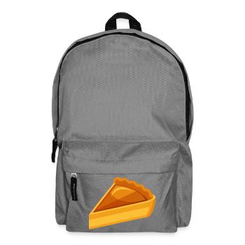 Pumpkin Pie Slice - Backpack - elephant grey - Front