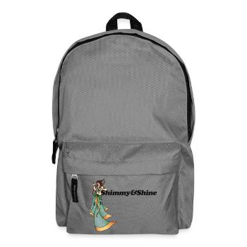 Shimmy-Göttin in Grün - Rucksack - Mittelgrau - Vorne