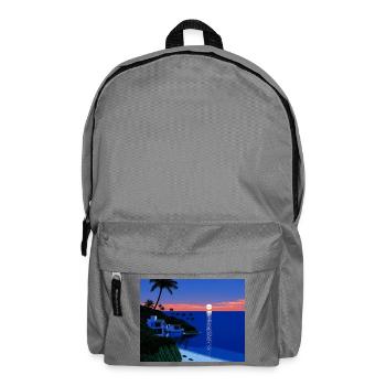 Beach sunset - Rucksack - Mittelgrau - Vorne