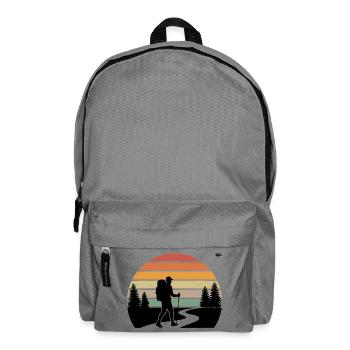 Sonnenuntergang Wanderer Pfad - Rucksack - Mittelgrau - Vorne