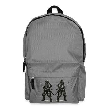 Doppel-Samurai Schattenrüstung - Rucksack - Mittelgrau - Vorne
