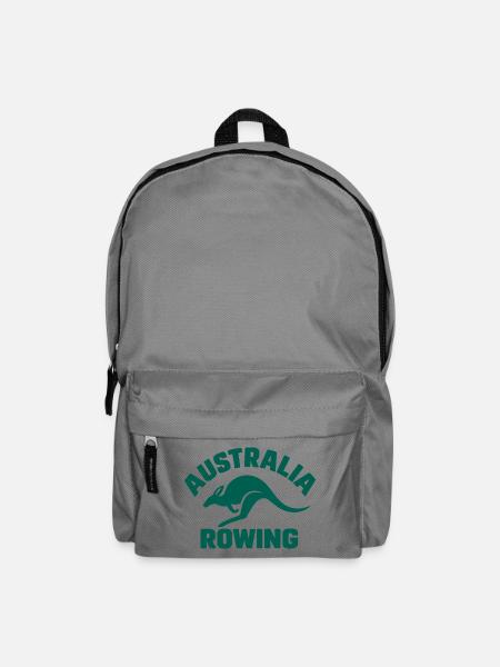 Australia Rowing - Australien Rudern - Känguru - Rucksack - Mittelgrau