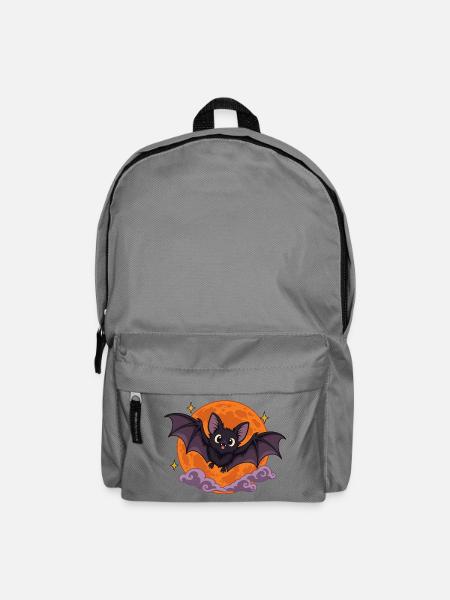 Mondfledermaus Cartoon - Rucksack - Mittelgrau
