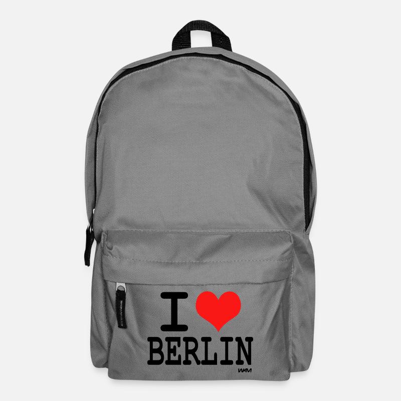 j'aime berlin by wam - Sac à dos - gris éléphant