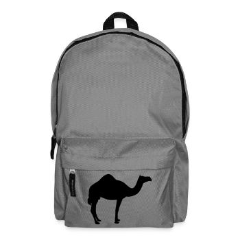 Kamel | Wüste | Dubai | Wüstenschiff - Sac à dos - gris éléphant - Devant