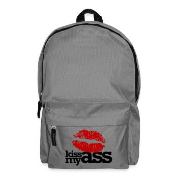 leck mich am arsch - Rucksack - Mittelgrau - Vorne
