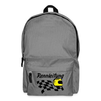 Party Shirt ,Feiern , Karneval, Rennleitung(25) - Rucksack - Mittelgrau - Vorne