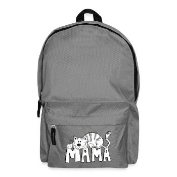 Cats Mum - Cat - Comic - Funny - Gift - Backpack - elephant grey - Front