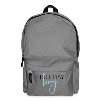 Anniversaire garçon i cadeau d'anniversaire enfant - Sac à dos - gris éléphant - Devant