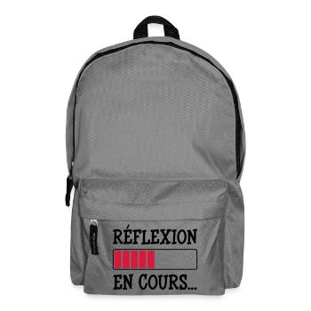 Réflexion en cours... - Sac à dos - gris éléphant - Devant