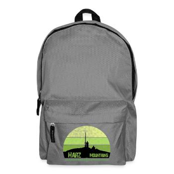Harz Mountains - Brocken - Wir lieben den Harz - Rucksack - Mittelgrau - Vorne