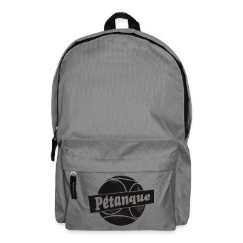 Tenue pétanque Boulekugel pour Bouler Boule - Sac à dos - gris éléphant - Devant