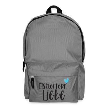 Eisklettern Klettern Wintersport Eis Geschenk - Rucksack - Mittelgrau - Vorne