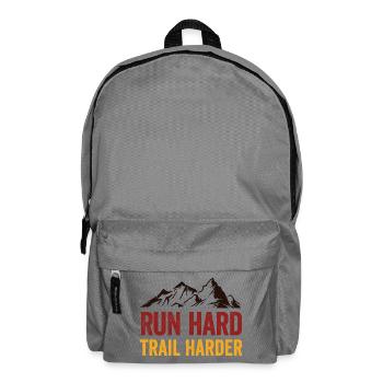 Laufen Sie hart. Härterer Trail. - Rucksack - Mittelgrau - Vorne