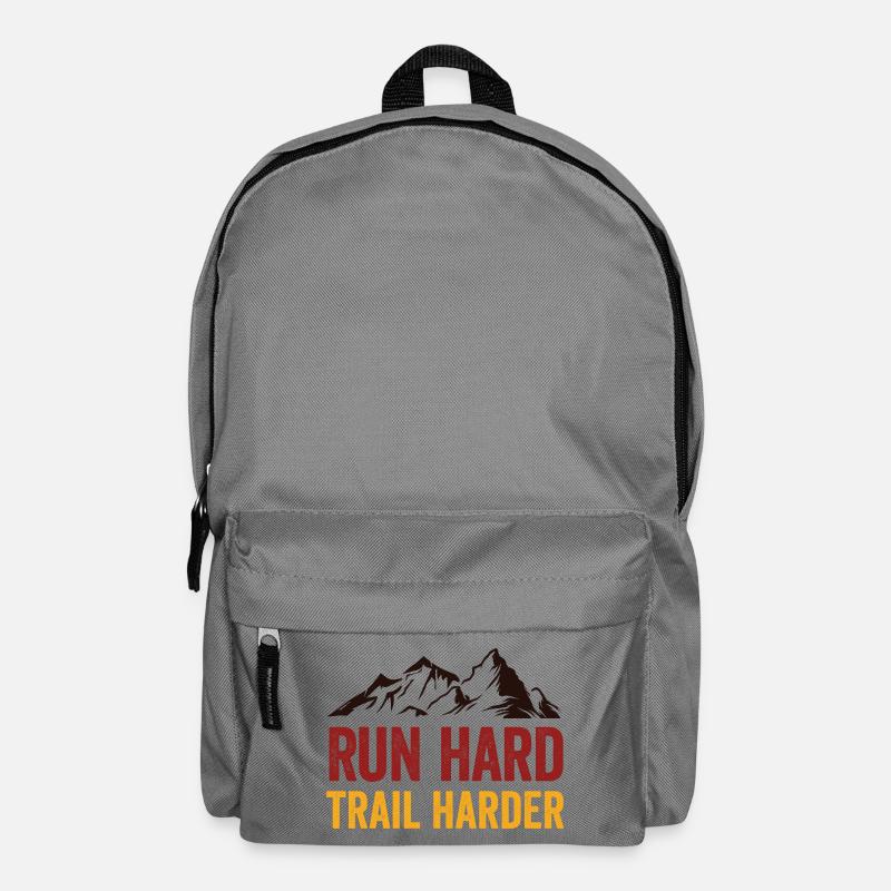 Laufen Sie hart. Härterer Trail. - Rucksack - Mittelgrau