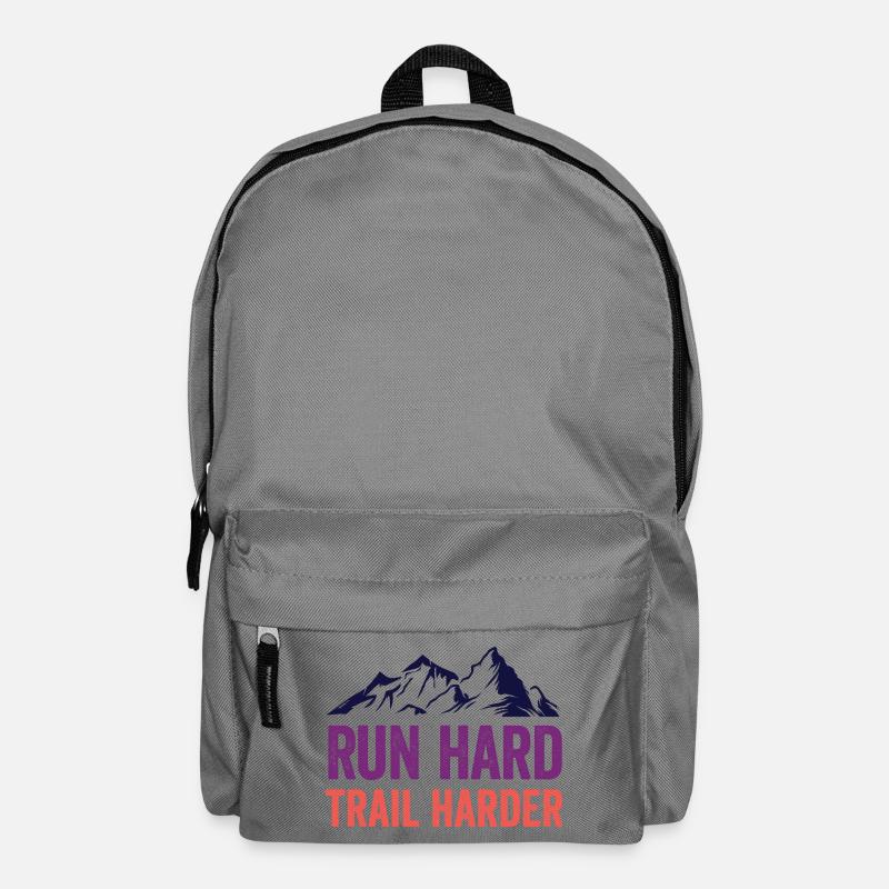 Laufen Sie hart. Härterer Trail. - Rucksack - Mittelgrau