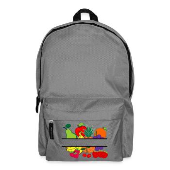 Boutique de logo de fruits ou producteur de fruits - Sac à dos - gris éléphant - Devant