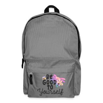 Sei gut zu dir selbst - Rucksack - Mittelgrau - Vorne