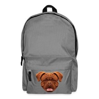 Kleidung für Männer, Bordeauxdogge - Rucksack - Mittelgrau - Vorne