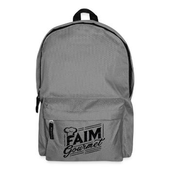 Gourmet Hunger - Foodie - Backpack - elephant grey - Front