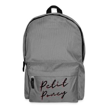 Little Pony - Humor Gift - Music Little Pony - Backpack - elephant grey - Front