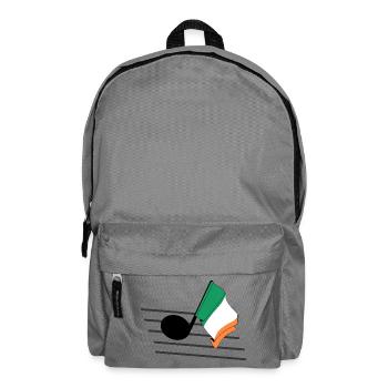 Drapeau de tonalité de musique drapeau Irlande - Sac à dos - gris éléphant - Devant