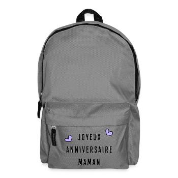 MAMA. MUTTERTAG. SCHÖNEN MUTTERTAG - Rucksack - Mittelgrau - Vorne