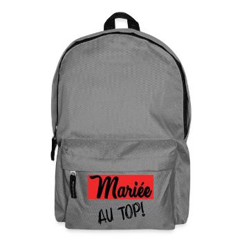 EVJF. MARIEE. TEAM. TEAM MARIEE. FUTURE MARIEE - Sac à dos - gris éléphant - Devant