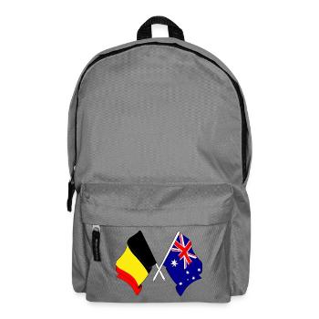 Cardio heart Drapeau Belgique, drapeau Australie - Sac à dos - gris éléphant - Devant