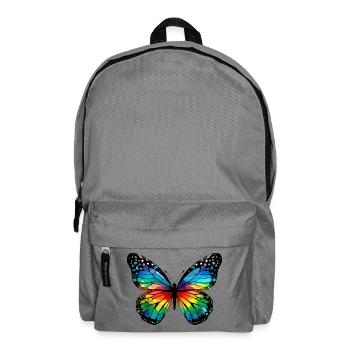 Schmetterling - Rucksack - Mittelgrau - Vorne