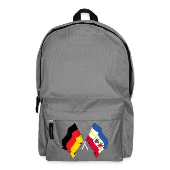 Flag Germany, Mecklenburg Vorpommern - Backpack - elephant grey - Front