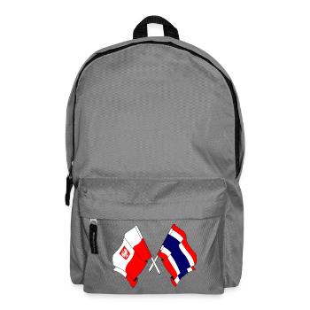Flag Poland, Thailand - Backpack - elephant grey - Front