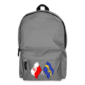 Flag Poland Silesia - Backpack - elephant grey - Front