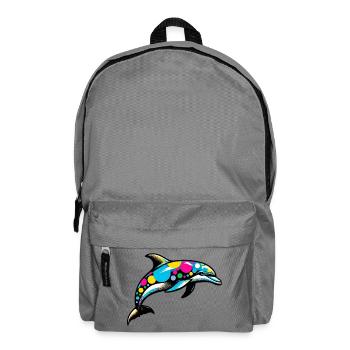 Delfin - Rucksack - Mittelgrau - Vorne