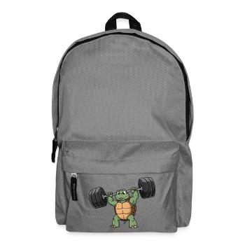 Entraînement d’entraînement avec haltères Strong Turtle Fitness - Sac à dos - gris éléphant - Devant