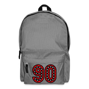 90. 90 YEARS. 90th ANNIVERSARY. 90 YEARS ANNIVERSARY. - Backpack - elephant grey - Front