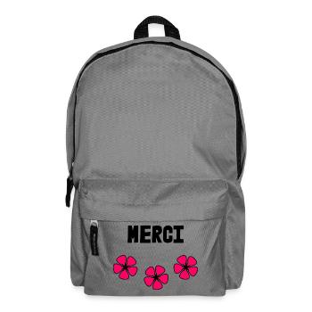 GELIEBTE. VIELEN DANK. DANKE HERRIN. GESCHENK - Rucksack - Mittelgrau - Vorne
