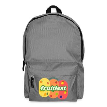 ou Are the Fruitiest - Design de fruits colorés amusants - Sac à dos - gris éléphant - Devant