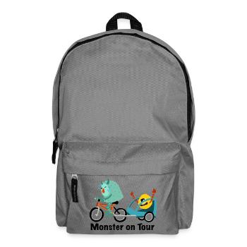 Monster on Tour - Rucksack - Mittelgrau - Vorne