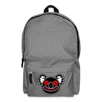 Dark Koala Illustration - Backpack - elephant grey - Front