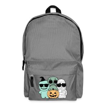 Halloween halloween horror party design - Backpack - elephant grey - Front