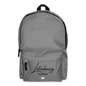 Elegantes Design Luxemburg, hergestellt in Luxemburg - Rucksack - Mittelgrau - Vorne