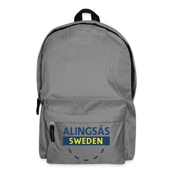 Alingsås Sweden Signboard - Backpack - elephant grey - Front