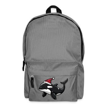 Wal Weihnachten - Rucksack - Mittelgrau - Vorne
