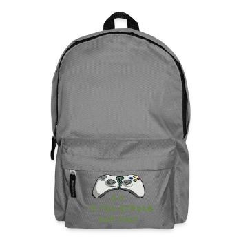Stark. Zu stark zum zocken - Rucksack - Mittelgrau - Vorne