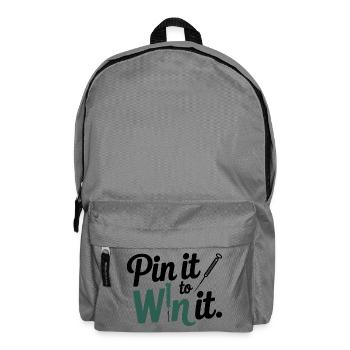 Acupuncturist Pin It To Win It Professional Expert - Backpack - elephant grey - Front