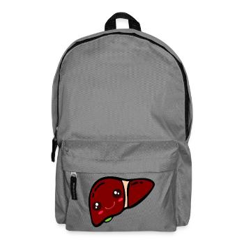 Gallenblasenleber - Rucksack - Mittelgrau - Vorne