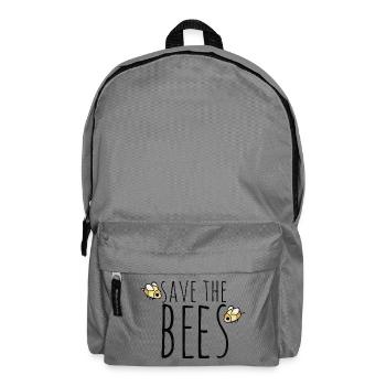 Save the Bees Bienenschutz - Rucksack - Mittelgrau - Vorne